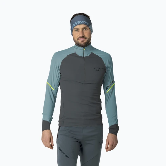 Zdjęcie produktu Bluza do biegania męska DYNAFIT Alpine 1 / 2 Zip Tee smoke blue / 0720