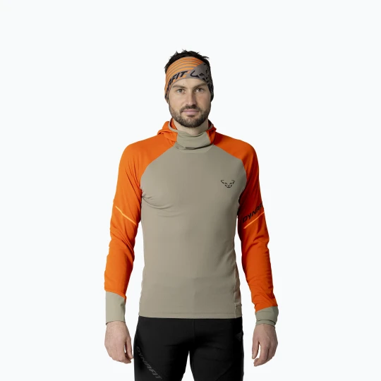 Zdjęcie produktu Bluza do biegania męska DYNAFIT Alpine Hooded alabama/5490 Beżowy