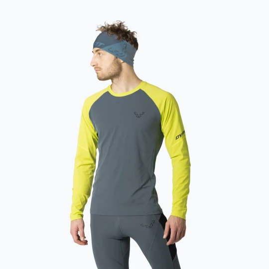Zdjęcie produktu Longsleeve do biegania męski DYNAFIT Alpine Pro ultra yellow / 0720 Szary