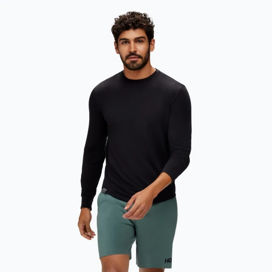 Zdjęcie produktu Longsleeve do biegania męski HOKA Essential LS Tee black
