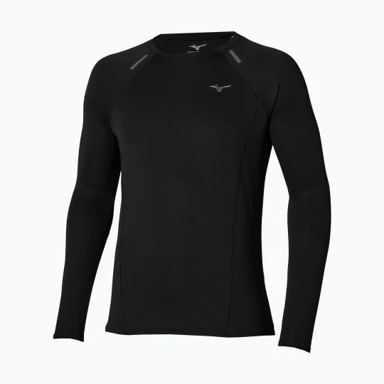 Zdjęcie produktu Longsleeve do biegania męski Mizuno Active Dryaeroflow black