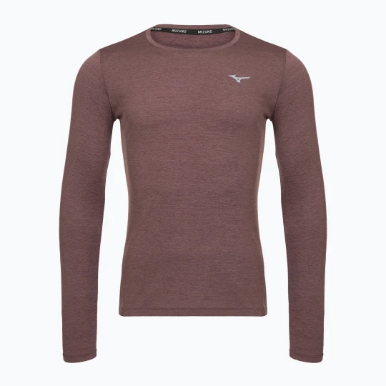 Zdjęcie produktu Longsleeve do biegania męski Mizuno Core Impulse Long Sleeve Tee pepper corn Brązowy