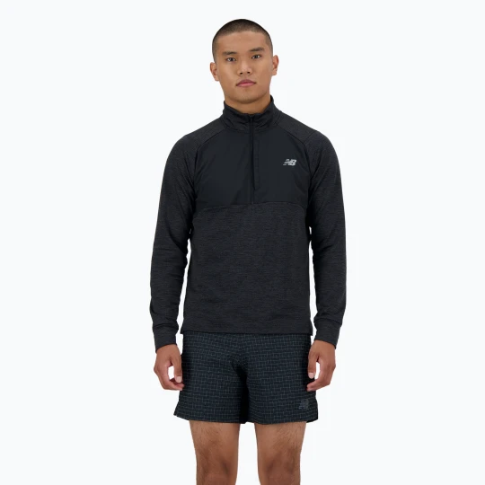 Zdjęcie produktu Longsleeve do biegania męski New Balance Athletics Heat Grid 1 / 2 Zip black