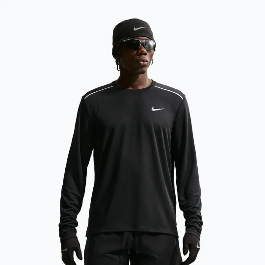 Zdjęcie produktu Longsleeve do biegania męski Nike Miler Dri-Fit UV black