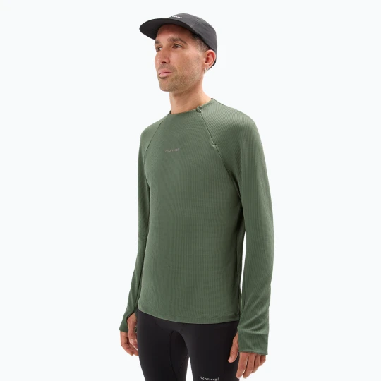 Zdjęcie produktu Longsleeve do biegania męski NNormal Trail green