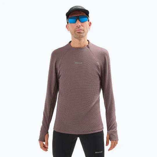 Zdjęcie produktu Longsleeve do biegania męski NNormal Trail purple Fioletowy