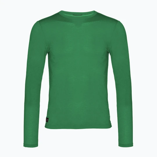 Zdjęcie produktu Longsleeve do biegania męski Saucony Stopwatch juniper heather Zielony