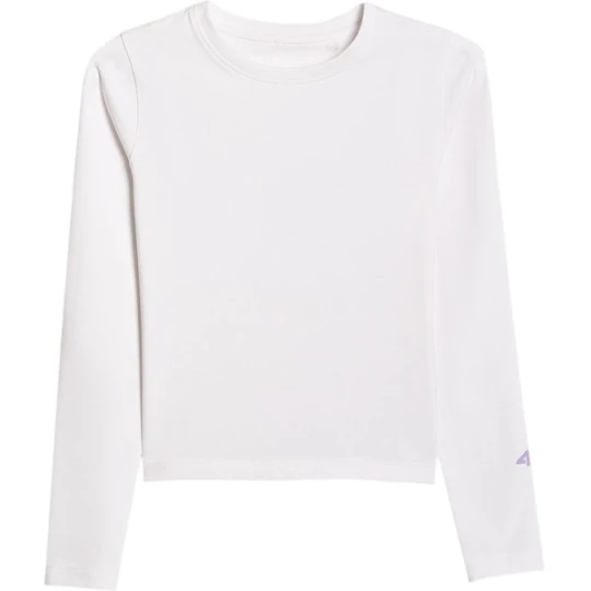 Zdjęcie produktu Longsleeve dziewczęcy TLONF512 4F Biały