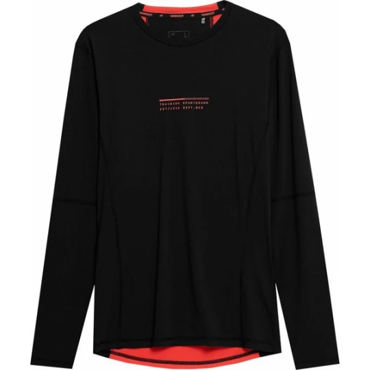 Zdjęcie produktu Longsleeve męski 4FSS23TFLOM076 4F Czarny