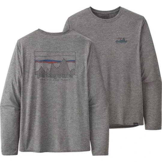 Zdjęcie produktu Longsleeve męski Capilene Cool Daily Graphic Patagonia Szary