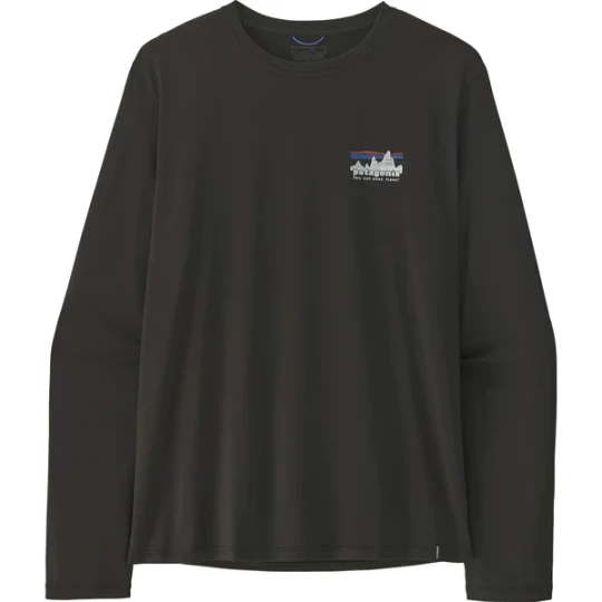 Zdjęcie produktu Longsleeve męski Capilene Cool Daily Shirt - '73 Skyline Patagonia Czarny