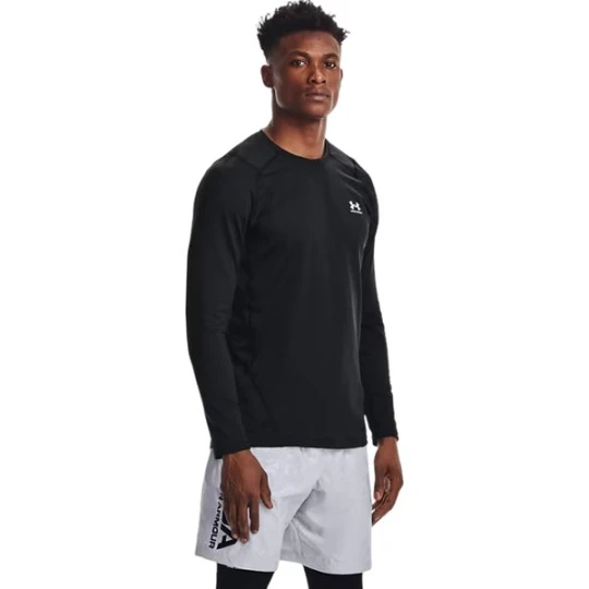 Zdjęcie produktu Longsleeve męski ColdGear Fitted Crew Under Armour Czarny