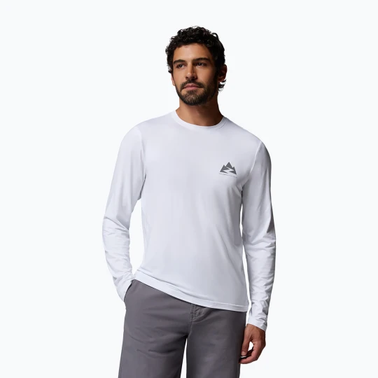 Zdjęcie produktu Longsleeve męski Columbia Parsons Point Graphic Tee white zigzag climb
