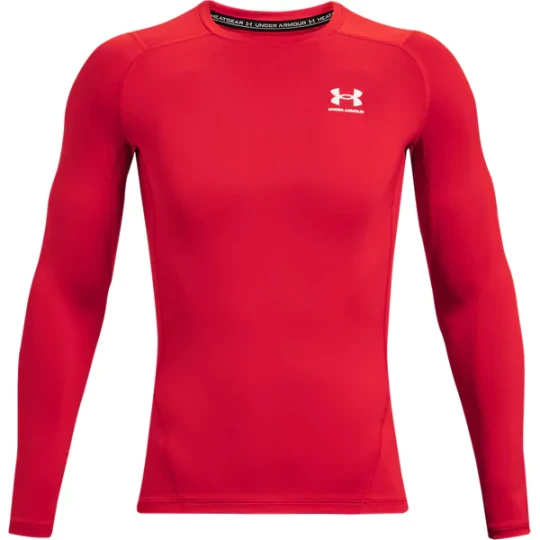 Zdjęcie produktu Longsleeve męski HeatGear LS Under Armour Czerwony