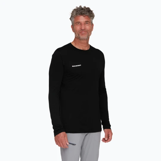 Zdjęcie produktu Longsleeve męski Mammut Tree Wool FL black 01690