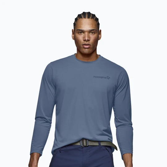 Zdjęcie produktu Longsleeve męski NORRONA Femund Tech vintage indigo Norrøna Niebieski
