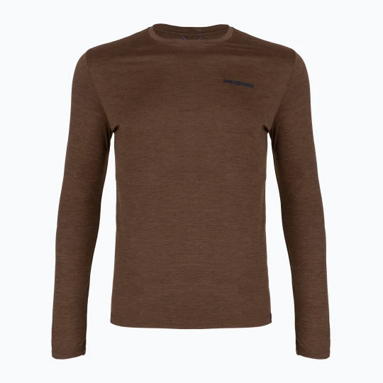 Zdjęcie produktu Longsleeve męski Patagonia Cap Cool Daily Boardshort Logo LS berm brown - light berm brown x-dye