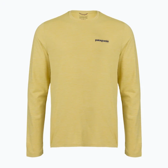 Zdjęcie produktu Longsleeve męski Patagonia Cap Cool Daily Boardshort Logo LS limestone yellow - Light Limestone yellow x-dye