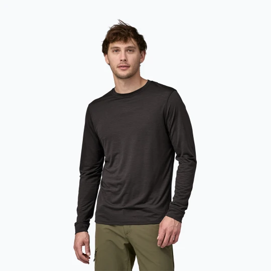 Zdjęcie produktu Longsleeve męski Patagonia Cap Cool Merino Blend black