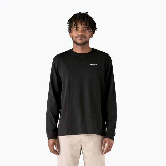 Zdjęcie produktu Longsleeve męski Patagonia P-6 Logo Responsibili black