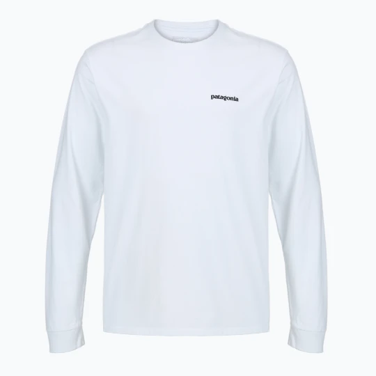Zdjęcie produktu Longsleeve męski Patagonia P-6 Logo Responsibili fiber white