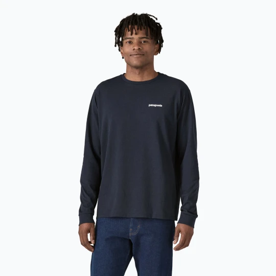 Zdjęcie produktu Longsleeve męski Patagonia P-6 Logo Responsibili new navy Granatowy