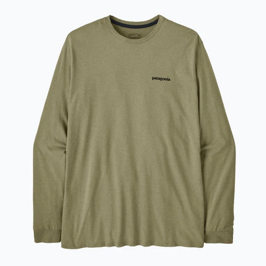 Zdjęcie produktu Longsleeve męski Patagonia P-6 Logo Responsibili p-6 outline/gumtree green