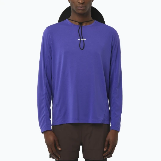 Zdjęcie produktu Longsleeve męski Salomon Shakeout Core liberty Niebieski