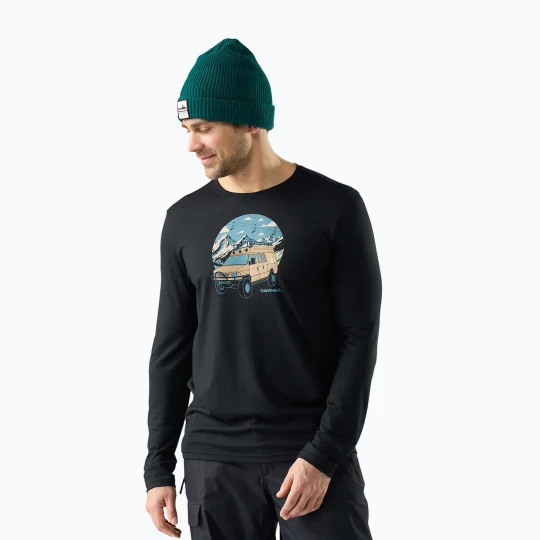 Zdjęcie produktu Longsleeve męski Smartwool First Chair Pursuit Active LS black