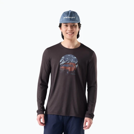 Zdjęcie produktu Longsleeve męski Smartwool First Chair Pursuit Active LS mink heather Brązowy