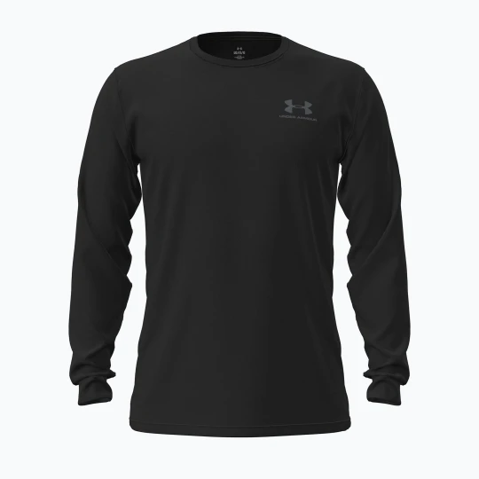 Zdjęcie produktu Longsleeve męski Under Armour Sportstyle Left Chest LS black / pitch gray