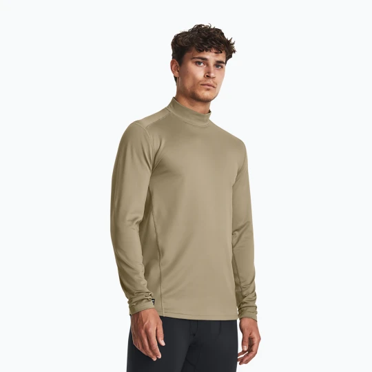 Zdjęcie produktu Longsleeve męski Under Armour Tactical Mock CGI Base federal tan / black Zielony
