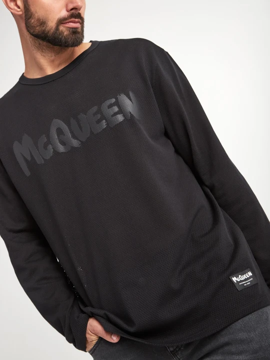 Zdjęcie produktu Longsleeve męski z siatki ALEXANDER MCQUEEN