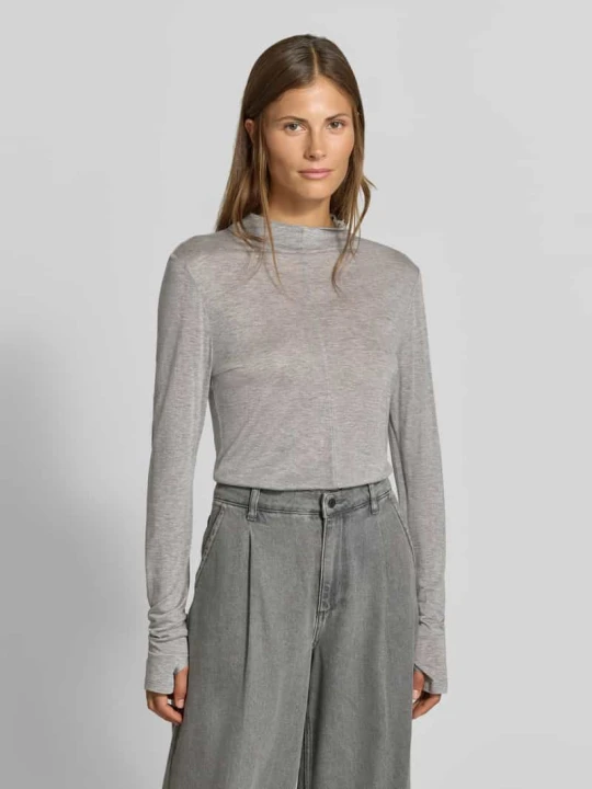 Zdjęcie produktu Longsleeve o półprzezroczystym wyglądzie MYON Średnioszary