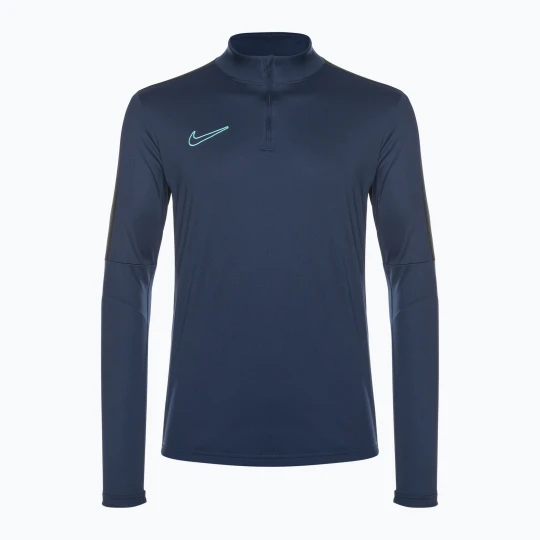Zdjęcie produktu Longsleeve piłkarski męski Nike Academy Dri-Fit 1 / 2-Zip midnight navy / black / midnight navy / hyper turquoise Granatowy
