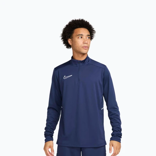 Zdjęcie produktu Longsleeve piłkarski męski Nike Academy Dri-Fit Drill Top midnight navy / midnight navy / white Granatowy