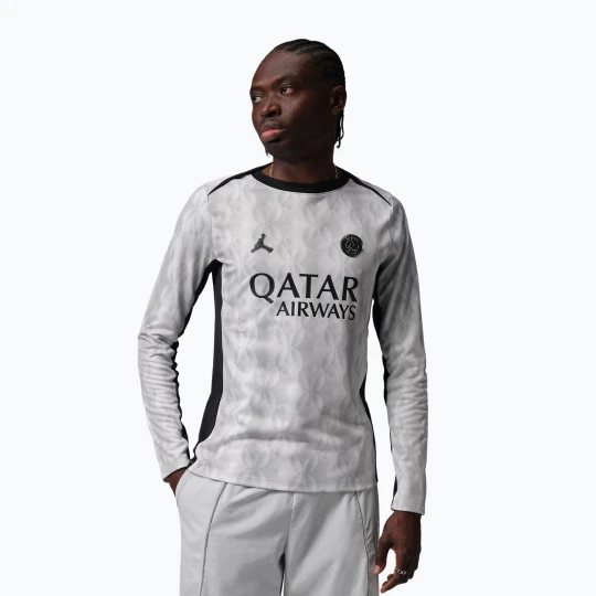 Zdjęcie produktu Longsleeve piłkarski męski Nike Paris Saint-Germain Academy Pro Warm SE medium grey / black / black