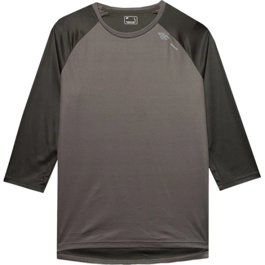 Zdjęcie produktu Longsleeve rowerowy męski 4FWSS24TFLOM236 4F Brązowy