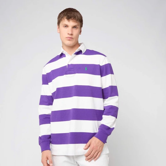 Zdjęcie produktu Longsleeve Rugby Knit Polo Ralph Lauren fioletowy