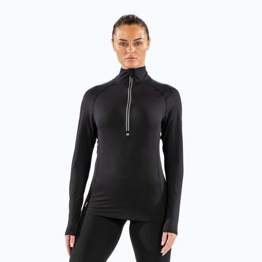 Zdjęcie produktu Bluza termoaktywna damska Surfanic Cozy Zip Neck black
