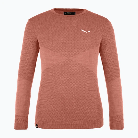 Zdjęcie produktu Bluza termoaktywna dziecięca Salewa Zebru Med Warm AMR etruscan red Brązowy