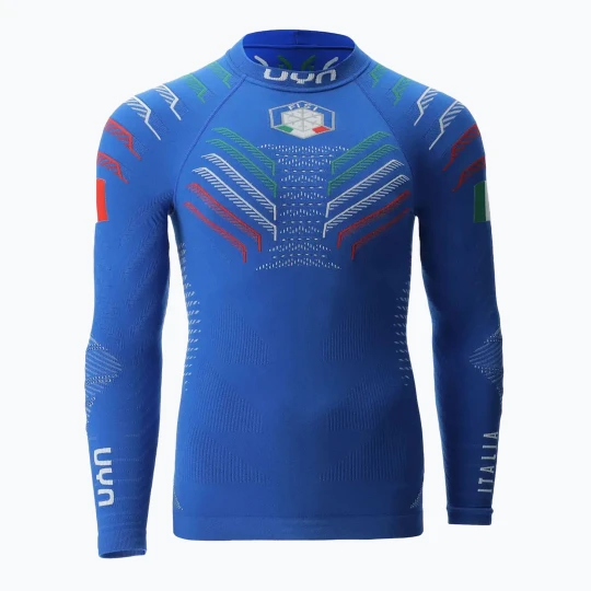 Zdjęcie produktu Bluza termoaktywna dziecięca UYN Natyon 3.0 Junior Italy Turtle Neck italy Niebieski