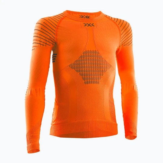 Zdjęcie produktu Bluza termoaktywna dziecięca X-Bionic Invent 4.0 sunset orange / anthracite