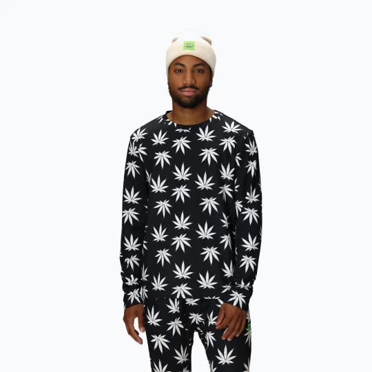 Zdjęcie produktu Bluza termoaktywna męska 686 x Huf Plantlife Base Layer huf plantlife Czarny