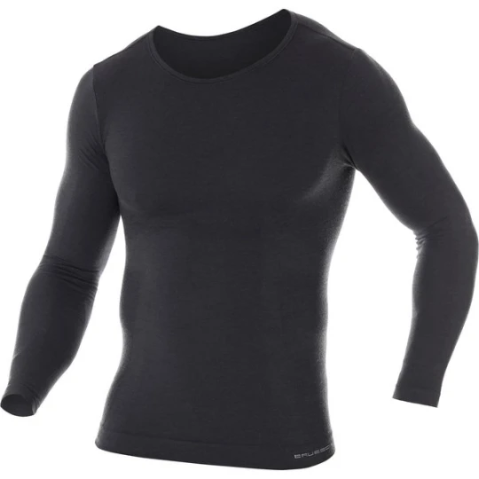 Zdjęcie produktu Longsleeve termoaktywny męski Comfort Wool Brubeck Czarny