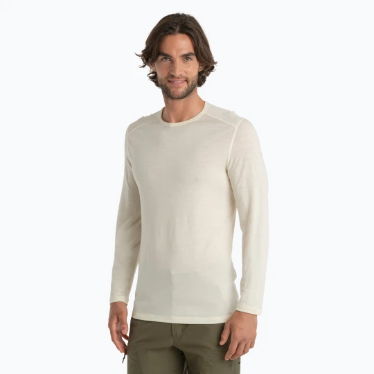 Zdjęcie produktu Bluza termoaktywna męska icebreaker 200 Oasis Crewe undyed Biały
