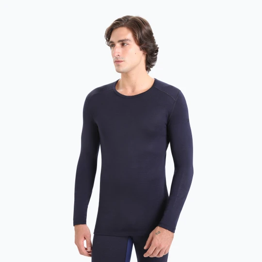 Zdjęcie produktu Bluza termoaktywna męska icebreaker 260 Tech Crewe midnight navy Granatowy