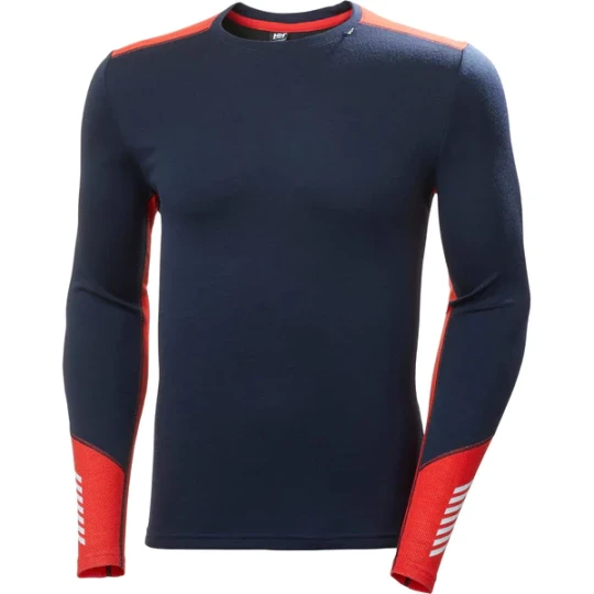 Zdjęcie produktu Longsleeve termoaktywny męski Lifa Merino Midweight Crew Helly Hansen Granatowy