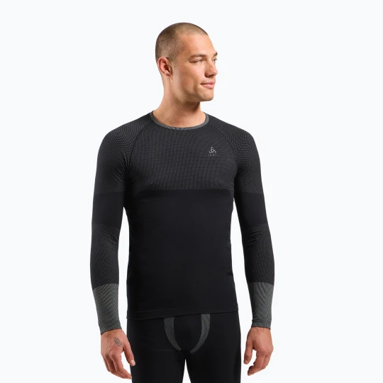 Zdjęcie produktu Bluza termoaktywna męska ODLO Fundamentals Performance Warm Bl Top Crew Neck black