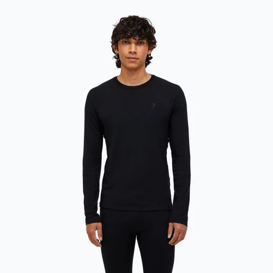 Zdjęcie produktu Bluza termoaktywna męska Peak Performance Magic Crew Wool-Blend Baselayer black/black
